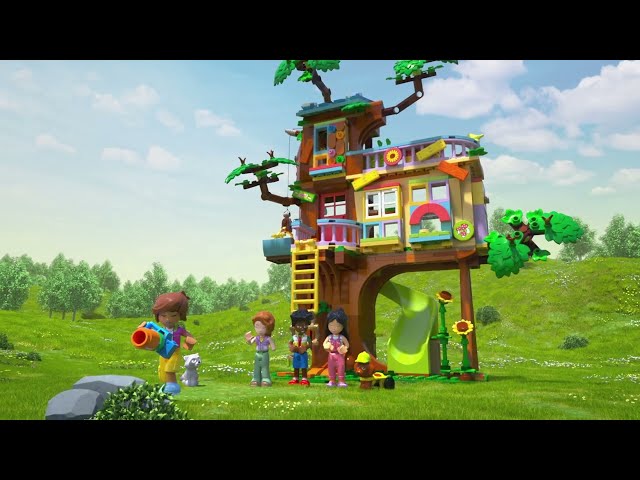 Vídeo relacionado con LEGO Friends Quedada en la Casa del Árbol de la Amistad de Juguete - 2 Figuras de Animales, 4 Mini Muñecos, Jardín y Accesorios de Comida de Juguete - Regalo Creativo para Niñas de 8+ Años 42652