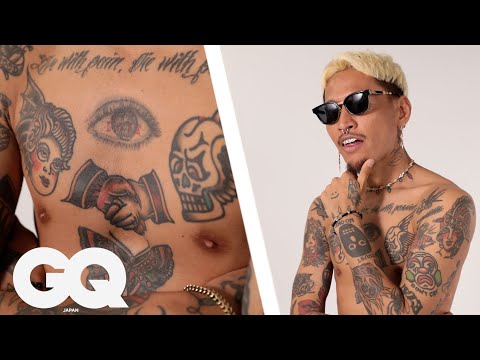 CREAM's Staxx Breaks Down His Tattoos | Tattoo Tour | GQ JAPAN