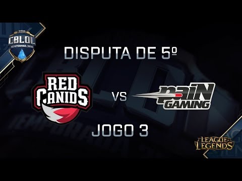 Red x paiN (Disputa 5º - Jogo 3) CBLoL 2016 - 1ª Etapa