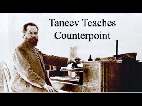 Strict Counterpoint Summarized by Sergei Taneev || Movable Counterpoint 1