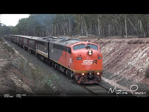 2019 04 23 - SSR loaded grain train - #9094 - S302 + S312