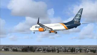 preview picture of video 'SkyFly Airlines landing at EBBR'