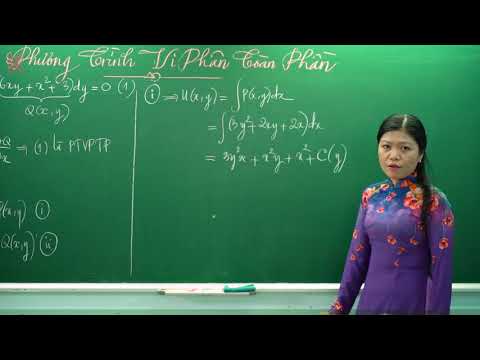 TOÁN CAO CẤP - PHƯƠNG TRÌNH VI PHÂN TOÀN PHẦN