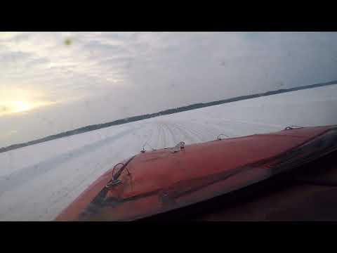 Jäärataa Kortesjärvellä 17.2 -18  (penkkaan ajo)