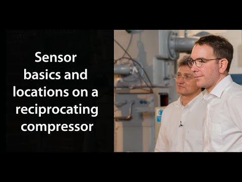 Practical introduction in sensor basics and sensor locations on a reciprocating compressor