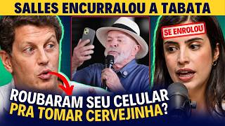 Tabata se Enrola ao Defender Lula e Leva Atropelo de Ricardo Salles