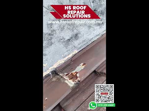 屋顶隔离墙与泛水板老化开裂？Titiwangsa | Ayer Panas 高效修补+防水一体化解决方案