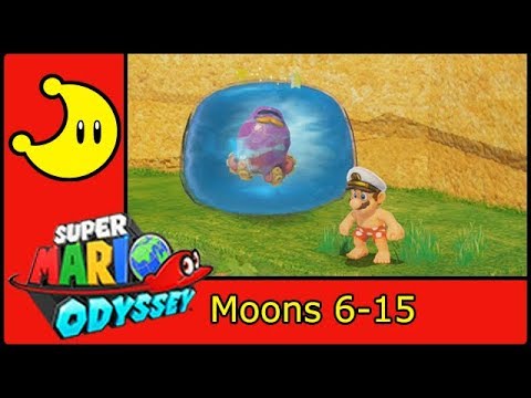 Super Mario Odyssey: Seaside Kingdom (Power Moons 6-15)