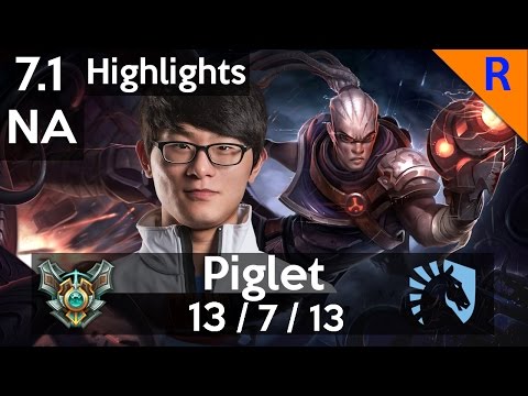 Highlights - 7.1 Piglet as Lucian vs Caitlyn (13/7/13)