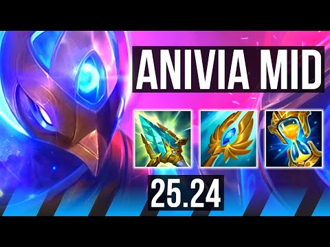 ANIVIA vs FIZZ (MID) | Good KDA: 8/1/19 | NA Master | 25.24