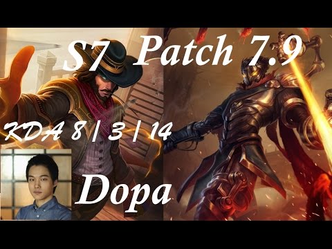 S7 Dopa - TwistedFate vs Viktor - Mid KDA 8/3/14 -- Patch 7.9