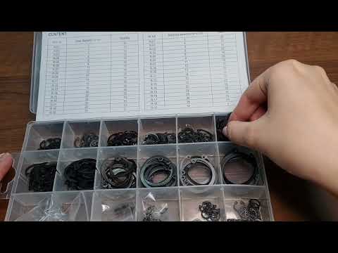 Стопорные кольца внутренние YATO, набор 300 шт (YT-06881) Стопорные кольца внутренние YATO, набор 300 шт (YT-06881)