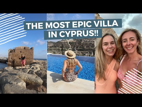 The most EPIC villa in Cyprus | Aphrodite's Rock, Paphos and villa tour [VLOG #1]