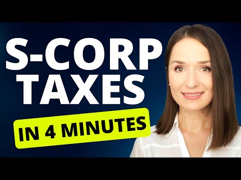 ✅ S Corporation Taxes Explained in 4 Minutes