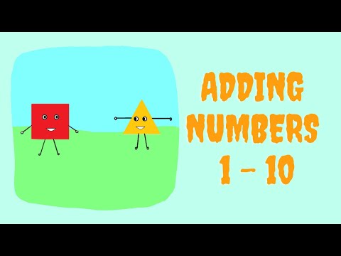 Adding numbers 1-10 | Addition within 10 | Created for Kids | COCONUT ACADEMY
