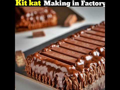 Making Process Of Kit Kat In Factory