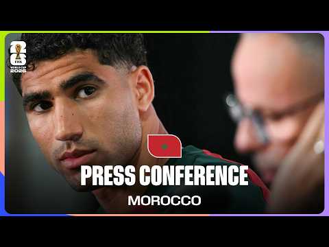 Morocco On Playing Brazil |  Mohamed Ouahbi & Achraf Hakimi Take Questions