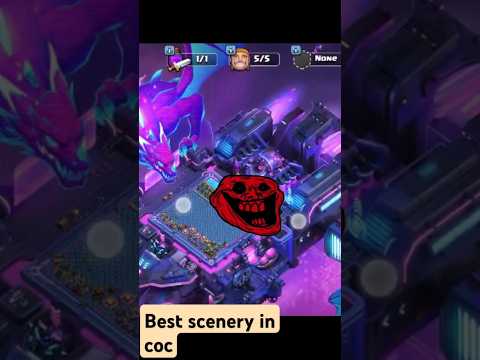 best scenery in Clash of Clan😎😎.#clashofclans #shorts