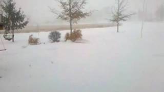 preview picture of video 'Pleasant Hill, Missouri blizzard 2-1-2011'