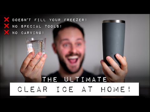 The Ultimate CLEAR ICE at Home!