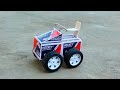 How To Make Matchstick Box Mini Tractor Craft