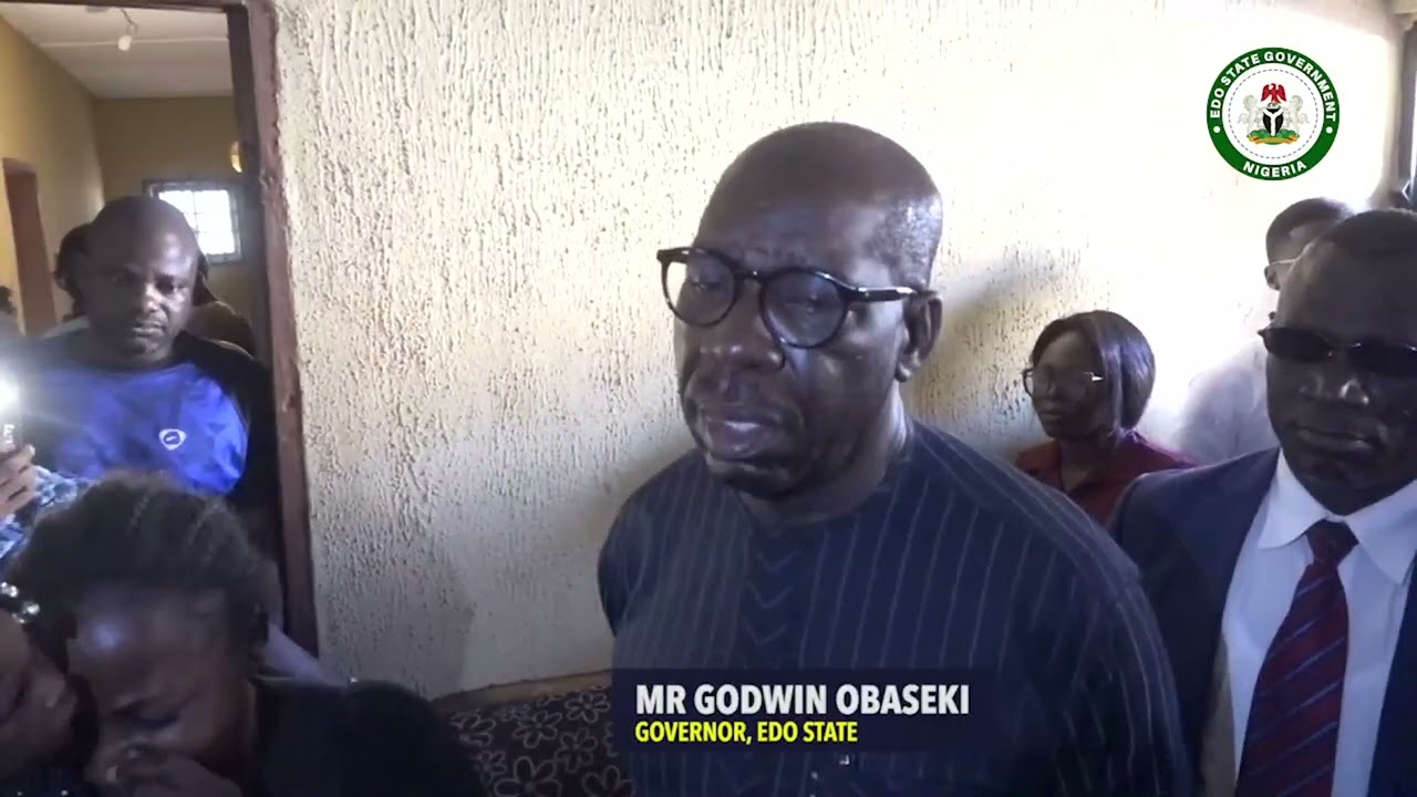 Obaseki visits, assures support for family of late PDP agent, Friday Asemota