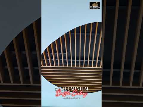 M6 Aluminium Baffle Ceiling @ KL Platinum Central
