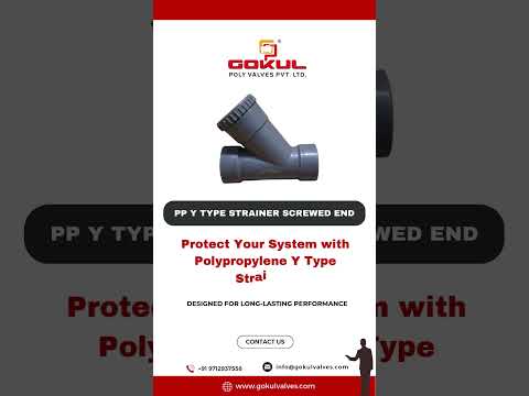 PP y type strainer Thread End end Valves