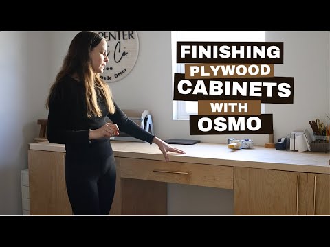 Trying Osmo PolyX-Oil Wood Finish on Maple Plywood Cabinets