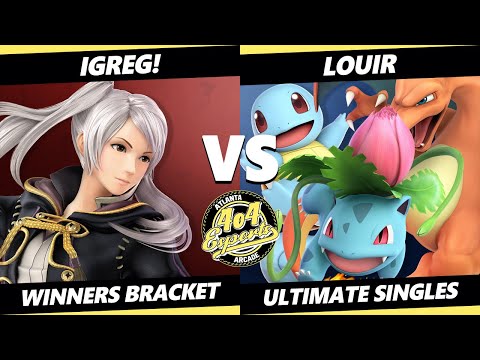 4o4 Smash Night 35 - iGreg! (Robin) Vs. Louir (Pokemon Trainer) SSBU Ultimate Tournament