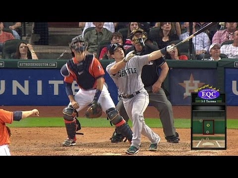 SEA@HOU: Zunino goes yard off Peacock to tie the game