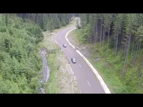 Drumul spre vârful Rarău (filmare aeriană)