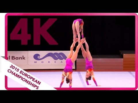 Ely, Bordman, Meaney - Great Britain - Junior all-around final - European Championship 2015