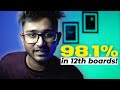 How I Scored 98 1 In 12th Boards