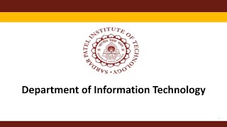 Information Technology @ S.P.I.T.