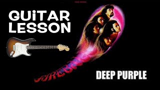 Deep Purple - Fireball Guitar LESSON and Breakdown