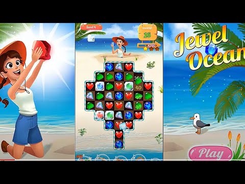 Jewel Ocean - New Free Match 3 Puzzle Game (Gameplay Android)