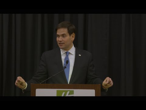 Marco Rubio Presents The Gospel To Pastors In Iowa