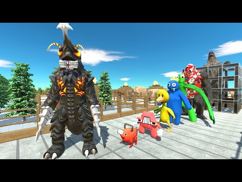 Megalon PYRAMID DEATH RUN - Animal Revolt Battle Simulator