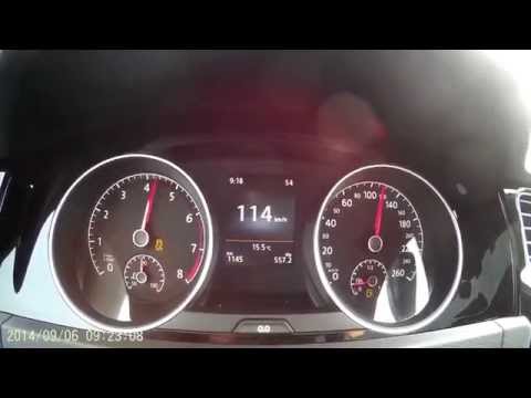Golf 7 1.4 TSI (150PS) DSG 0-150 km/h Acceleration (HD)