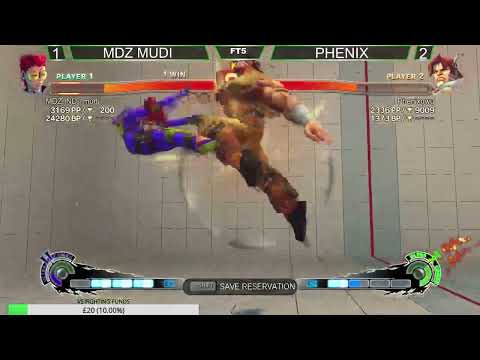 USF4 FT5 - Mudi (C.Viper) vs Phenix (T.Hawk)
