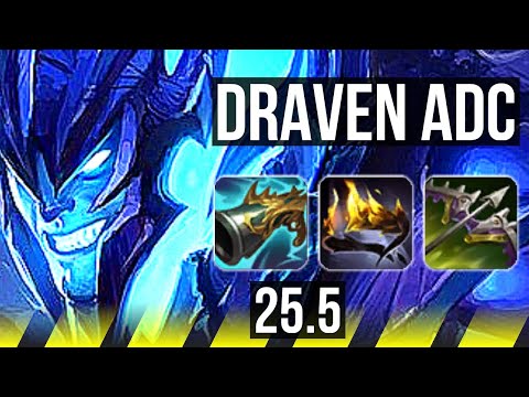 DRAVEN & Pyke vs ASHE & Lulu (ADC) | Legendary | KR Diamond | 25.5
