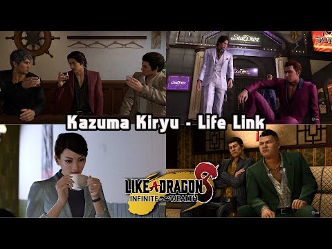 Like A Dragon: Infinite Wealth | All Kazuma Kiryu Life Link Story