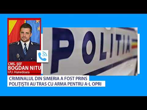 Suspectul de crimă de la Simeria a fost prins - Stiri Antena Vest -