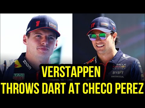 "Verstappen Throws Dart at Checo Perez: 'Must Add Up for Constructors' Championship'"