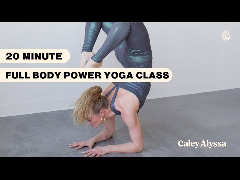 20 minute Full Body Power Yoga Strength & Cardio