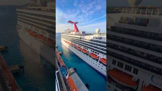 Carnival Sunshine backing out of Grand Turk! #carnivalcruises #carnivalsunshine #cruiseship #cruise