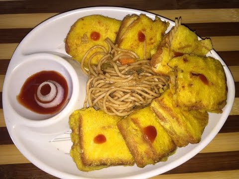 Chinese pakoda - shallow fried/breakfast recipe - non fried snack recipe- tea time recipe