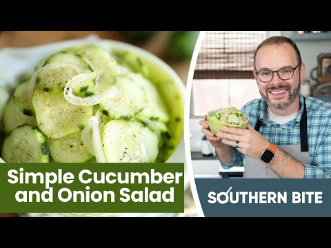 Simple Cucumber and Onion Salad