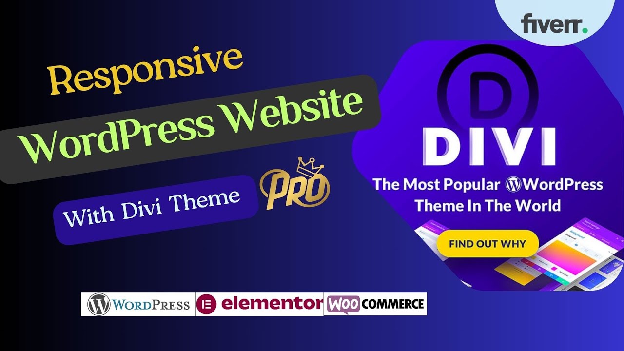 Design or Redesign Responsive WordPress Website.